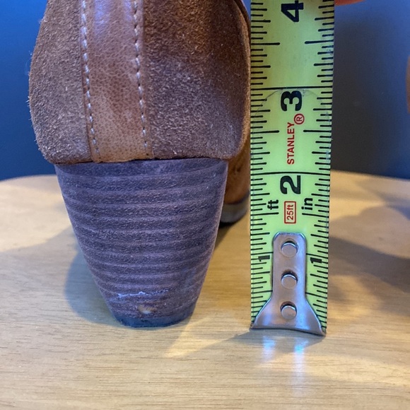 Brown suede Antelope booties w/ straps & buckles - Picture 6 of 6